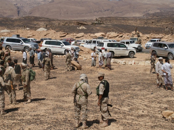 القوات اليمنية تعيد تجميع صفوفها بعد استعادة سيطرتها على عزان (غيتي/الفرنسية)