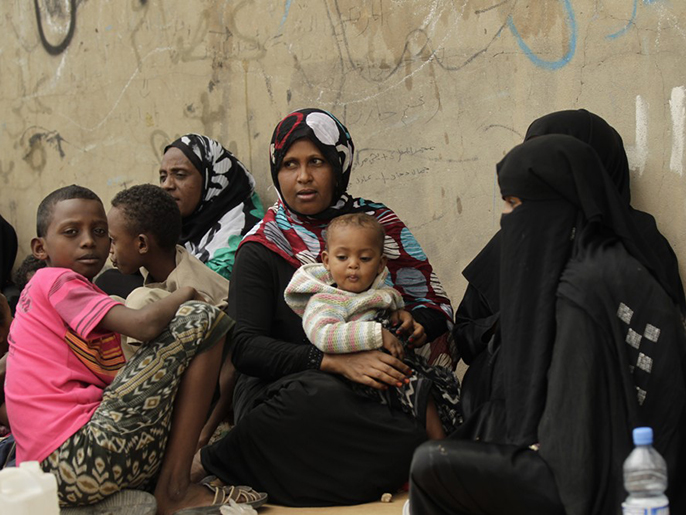 عوائل إريترية في صنعاء بلا مأوىتشكو تخلي مفوضية اللاجئين عنها(الجزيرة نت)