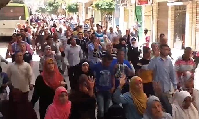مسيرات بالإسكندرية ضمن جمعة "باطل ما يحكمش"