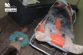 قتلى من الأطفال جرار البراميل المتفجرة على بلدة مارع بريف حلب1