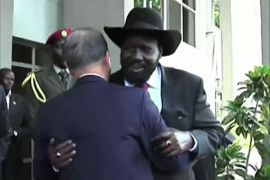 سلفاكير يلتقي مشار في أديس أبابا