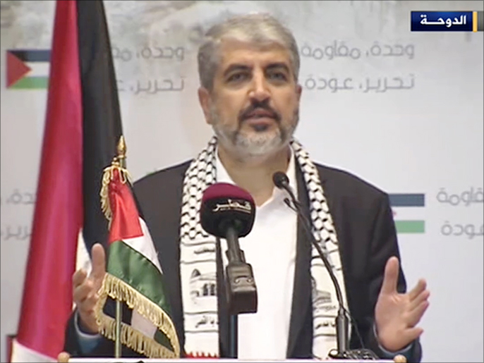 ‪مشعل: حماس لا تتدخل في مصر ولا أي بلد آخر‬ (الجزيرة)