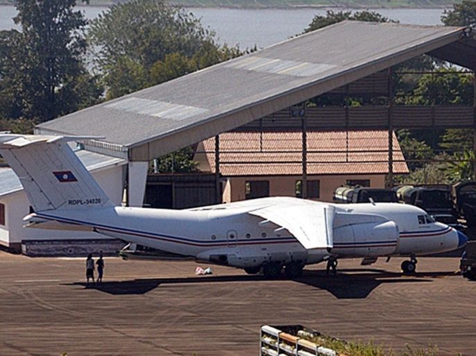 A picture made available on 17 May 2014 shows a Russian-made AN74TK-300D aircraft belonging to Laos Air Force on the tarmac of an airbase in Pakse, Laos, 21 December 2013. According to media reports, at least 22 people including the Laos defence minister were killed when a Lao air force plane, a Russian-made AN74TK-300D, crashed. The group was en route to a ceremony marking the 55th anniversary of the 2nd Battalion's victory over royalist forces.