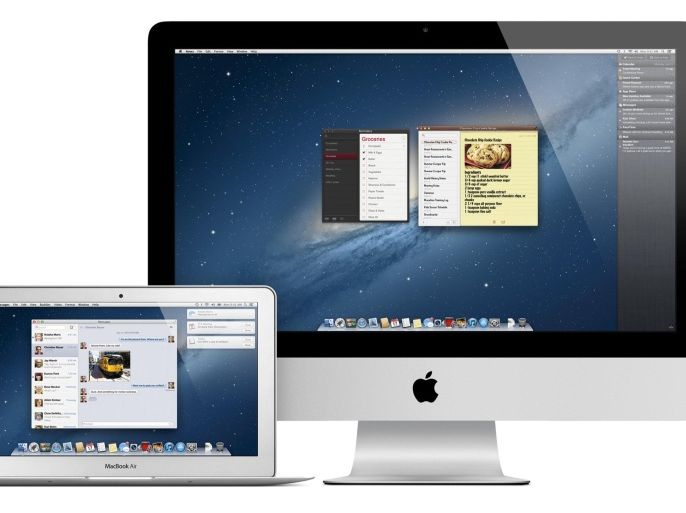 An undated image provided by Apple shows the new Mac operating system. The new system, formally OS X 10.8 and dubbed Mountain Lion, went on sale Wednesday, July 25, 2012 as a $19.99 download from Apple's App Store. It builds on the previous system, Lion, which came out last July.