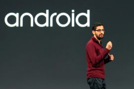 Google senior vice president, Sundar Pichai delivers a speech during the start of the developer conference Google I/O in San Francisco, California, USA, 25 June 2014. Google plans to expand with a new platform for Android phones, which are in a leading position for its operating system.