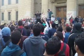 مظاهرات طلابية في عدد من الجامعات المصرية