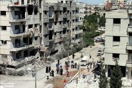 فترة هدوء غير مسبوقه بحي الوعر في حمص امتدت منذ 23 أيار الماضي ( مصدر الصورة اتحاد تنسيقيات الثورة