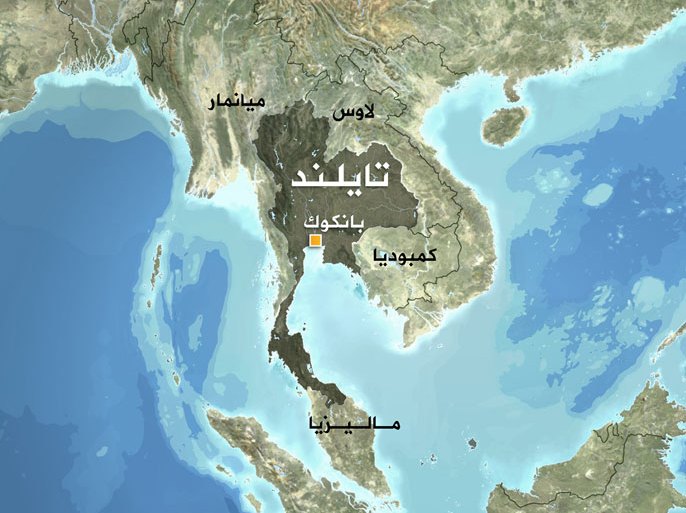 خريطة تايلند بالعربي