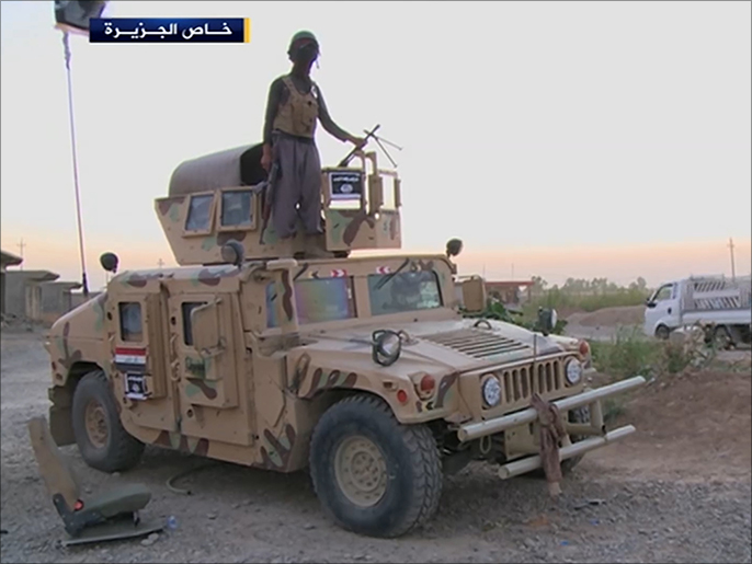 ‪‬ تنظيم الدولة الإسلامية يسيطر على قضاء الحويجة بكركوك(الجزيرة)
