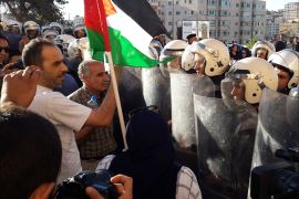 مظاهرة ضد التنسيق الأمني مع اسرائيل