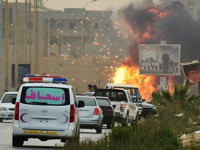 عشرات القتلى والجرحى سقطوا جراء الاشتباكات الدائرة ببنغازي (الأوروبية-أرشيف)