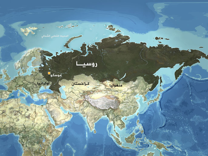 خريطة اوروبا وروسيا
