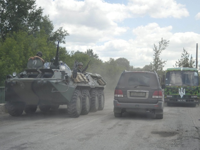 ‪القوات الأوكرانية حققت بعض التقدم في معاركها  شرقي البلاد‬  القوات الأوكرانية حققت بعض التقدم في معاركها  شرقي البلاد (الأوروبية)