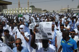 مسيرة وبيانات في موريتانيا تنديد بالعدوان على غزة
