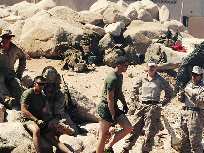 جنود امريكان في العقبة خلال مناورات الاسد المتاهب عام 2013- ارشيف