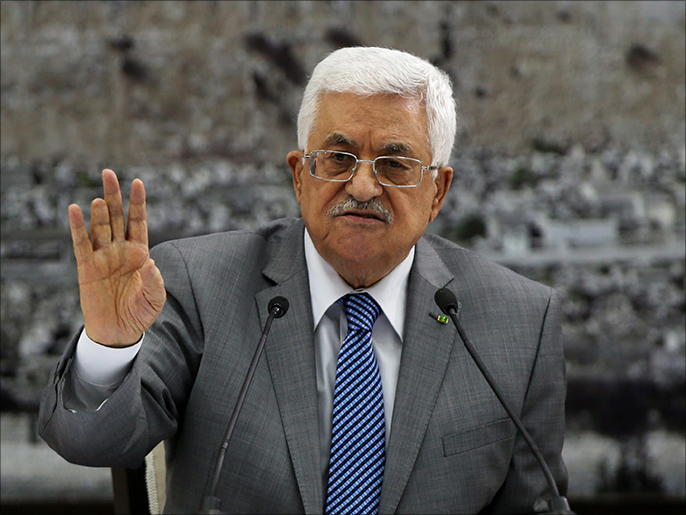 ‪‬ الرئيس الفلسطيني جدد اتهامه لحركة حماس بتشكيل 