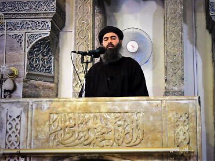 ابو بكر البغدادي امير تنظيم الدولة الإسلامية نشطاء المةاقع