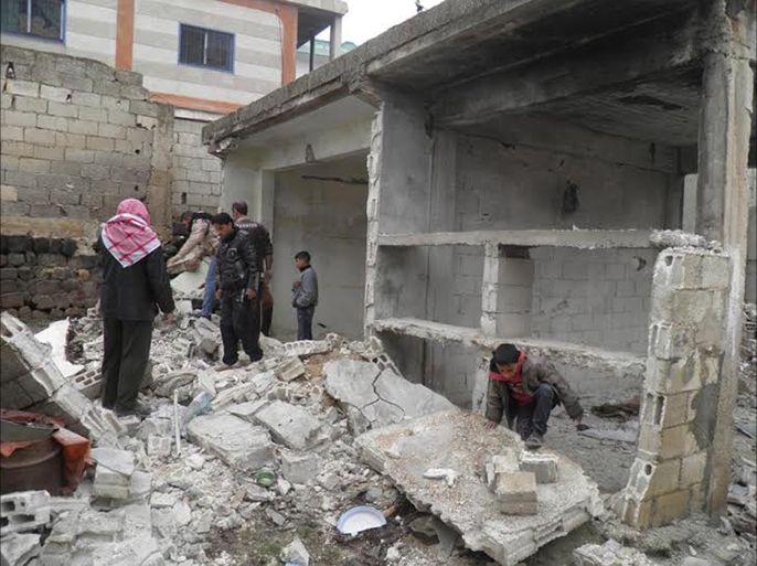 الدمار والضحايا هو ما خلفه نظام الأسد لأهالي الحولة في العيد