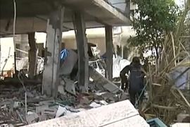 قصف روضة أطفال في غزة