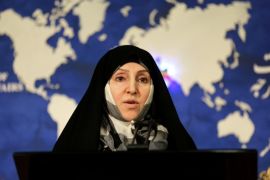 Iran's foreign ministry spokeswoman Marzieh Afkham speaks to the media during the weekly press conference in Tehran, on November 5, 2013. AFP PHOTO/ATTA KENARE