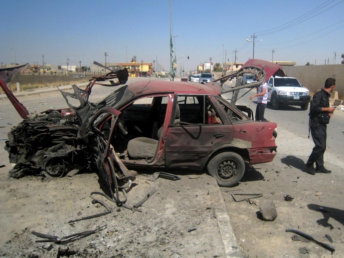 ‪اشتباكات وانفجارات عديدة وقعت في بعقوبة وكركوك وبغداد‬ (أسوشيتد برس)