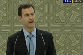 كلمة بشار الأسد بمناسبة اداءه اليمين رئيسا لسوريا فترة جديدة