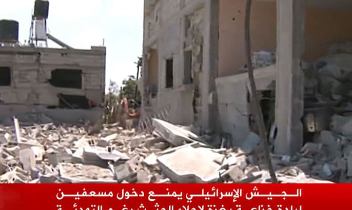 كاميرا الجزيرة ترصد معاناة سكان بلدة خزاعة بغزة