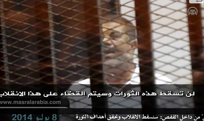 الرئيس المعزول محمد مرسي يوجه رسالة للمصريين