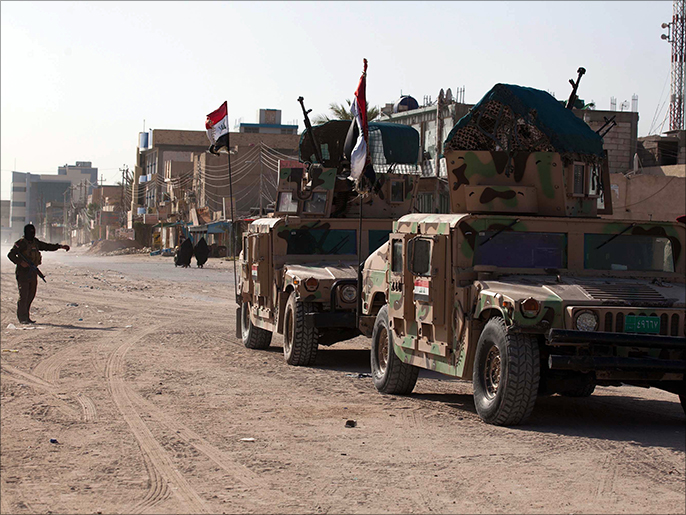 الجيش العراقي واصل عملياته في عدة مناطق (الفرنسية)