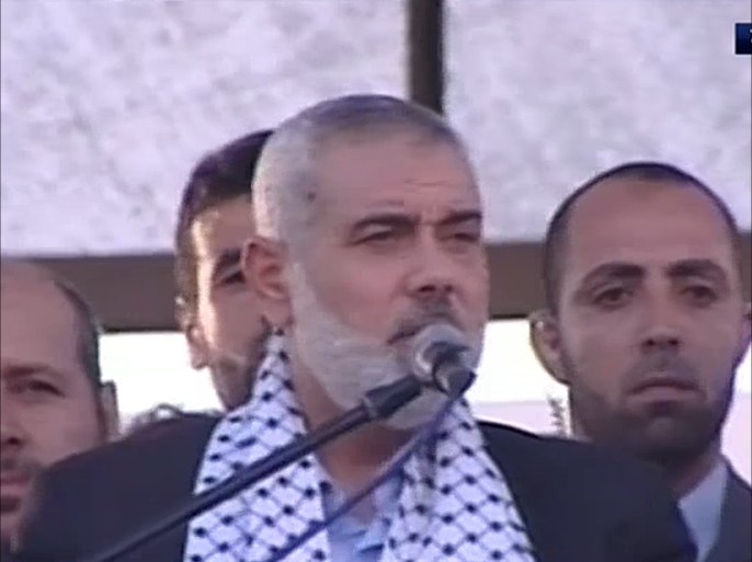 مهرجان لحركة حماس في غزة احتفالا بوقف إطلاق النار