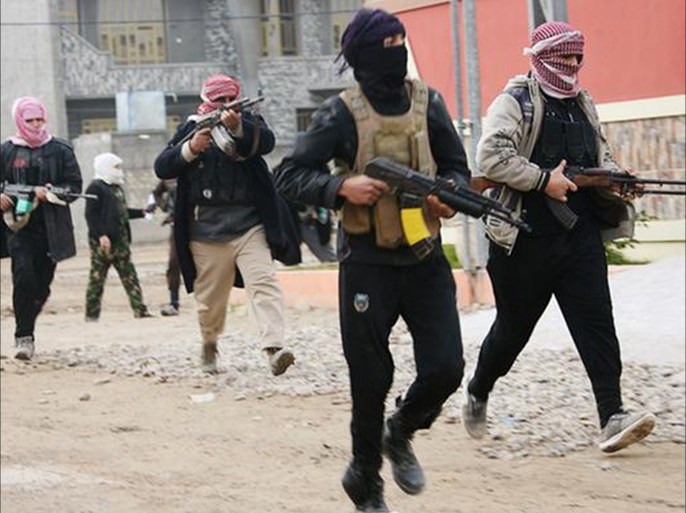 مقاتلو داعش في الفلوجة بالعراق