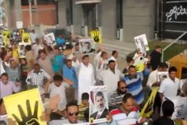 احتجاجات في مصر في ذكرى مذبحة رابعة