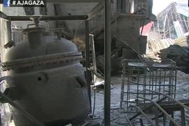 إسرائيل تدمر مصانع في بيت حانون