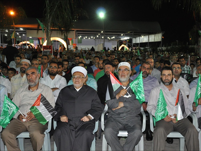 ‪قيادات الحركة الإسلامية بالداخل الفلسطيني تتقدم مهرجان 