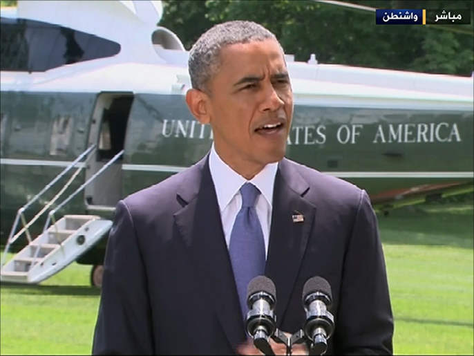 أوباما دعا الجمعة إلى إطلاق سراح الجندي الإسرائيلي (الجزيرة)