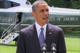 بيان الرئيس الأمريكي باراك أوباما بشأن تطورات الوضع في العراق