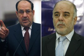 afp : Iraqi MP and Dawa party member Haidar al-Abadi - Iraqi Prime Minister Nuri al-Maliki