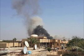 10 قتلى جراء إلقاء الطيران المروحي العراقي براميل متفجرة على الفلوجة (ناشطون).