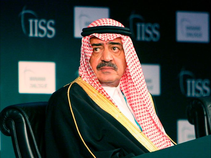 Saudi Arabia’s Chief of General Intelligence, Prince Muqrin Bin Abdulaziz Al Saud, addressing the third International Institute for Strategic Studies (IISS) regional security summit, the Manama Dialogue, on Friday, 08 December 2006. Saudi top intelligence chief said that Israel nuclear arsenal was the biggest threat to the region’s short and medium security. He also directly linked the tension in the region to the Arab-Israeli conflict, calling on the key players in the international community to carry out their role in an objective and unbiased manner so ensure peaceful co-existence among the people of the region, including Israel. He also said that the deteriorating situation in Iraq that was leading to a ‘semi-civil war’ that attracts terrorists, was of similar threat to the region’s security. EPA/MAZEN