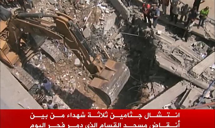 شهداء بقصف إسرائيلي لمسجد القسام بغزة