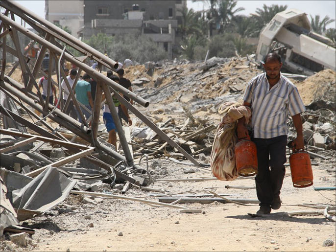العدوان الإسرائيلي المستمر منذ أسابيعألحق دمارا واسعا بغزة (الجزيرة نت)