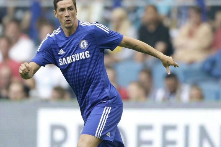 Fernando Torres of Chelsea during the friendly match between Vitesse Arnhem and Chelsea at Gelredome on July 30, 2014 in Arnhem, The Netherlands
