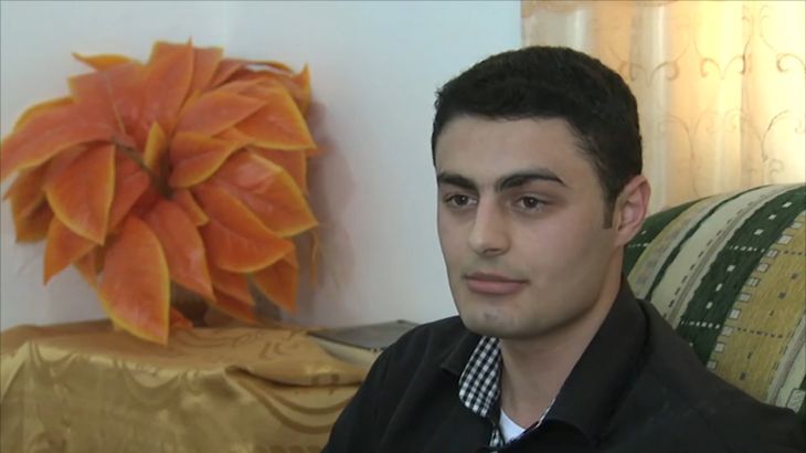 الطالب الأردني هاشم أحمد يهدي نجاحه لغزة
