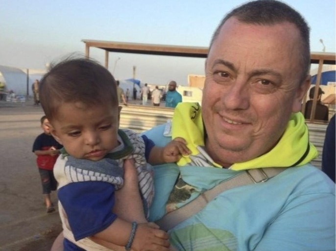 An undated family handout photo of British aid worker Alan Henning taken at a refugee camp on the Turkish-Syria border. Islamic State militants fighting in Iraq and Syria released a video on September 13, 2014 that purported to show the beheading of British aid worker David Haines. At the end of the video, another hostage, identified as Alan Henning, was shown and the masked man said he would be killed if Britain's Prime Minister David Cameron continued to support the fight against Islamic State. REUTERS/Henning family handout via the British Foreign and Commonwealth Office/Handout via Reuters (CIVIL UNREST TPX IMAGES OF THE DAY) ATTENTION EDITORS - THIS PICTURE WAS PROVIDED BY A THIRD PARTY. REUTERS IS UNABLE TO INDEPENDENTLY VERIFY THE AUTHENTICITY, CONTENT, LOCATION OR DATE OF THIS IMAGE. FOR EDITORIAL USE ONLY. NOT FOR SALE FOR MARKETING OR ADVERTISING CAMPAIGNS. NO SALES. NO ARCHIVES