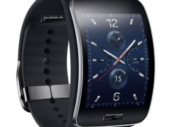 This undated product image provided by Samsung shows the Gear S watch. Samsung unveiled the new Gear S, the company’s fourth major smartwatch in a year, Thursday, Aug. 28, 2014. (AP Photo/Samsung)
