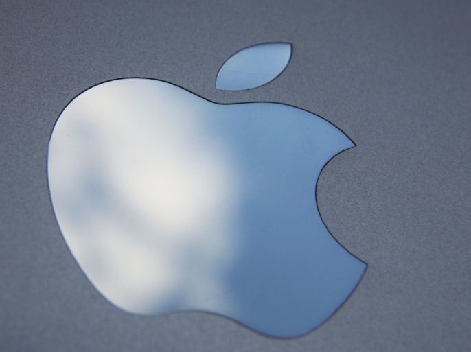 LONDON, ENGLAND - AUGUST 06: In this photo illustration the logo on an Apple iPad is seen on August 6, 2014 in London, England. iPad maker Apple is selling fewer units than in the same quarter in 2013, it is reported. (Photo illustration by Peter Macdiarmid/Getty Images)