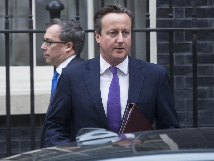 ‪كاميرون: ستعمل بريطانيا على مساعدة العراقيين في محاربة تنظيم الدولة برياً‬ (رويترز)