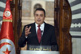 Tunisian Prime Minister Mehdi Jomaa speaks during a press conference to announce he decided not to run for the up-coming presidential election on September 17, 2014 in Tunis. Tunisia is gearing up for a parliamentary election on October 26 and a presidential poll less than a month later, on November 23. AFP