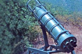 صورة صاروخ رعد الذي سبق لحزب الله أن استخدمه في حرب يوليو/تموز 2006.