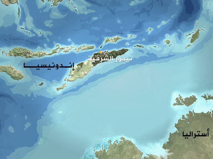 خريطة تيمور الشرقية - الموسوعة